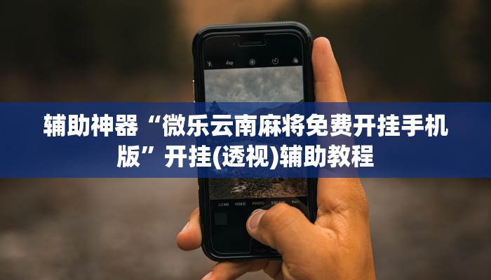 辅助神器“微乐云南麻将免费开挂手机版”开挂(透视)辅助教程