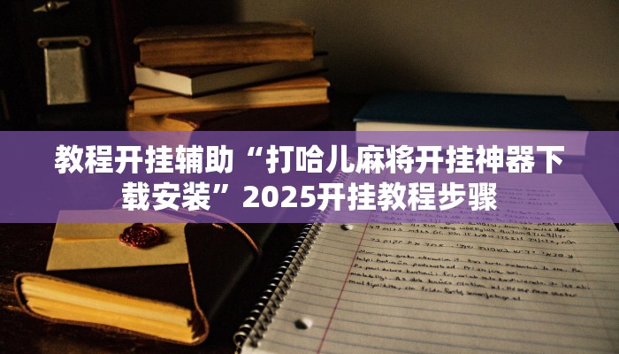 教程开挂辅助“打哈儿麻将开挂神器下载安装”2025开挂教程步骤 教程开挂辅助“打哈儿麻将开挂神器下载安装”2025开挂教程步骤