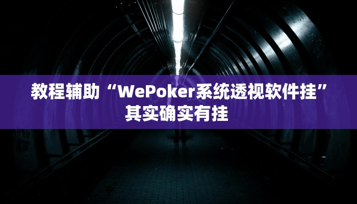 教程辅助“WePoker系统透视软件挂”其实确实有挂 教程辅助“WePoker系统透视软件挂”其实确实有挂