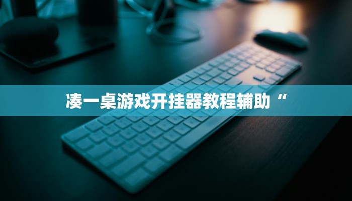 凑一桌游戏开挂器教程辅助“