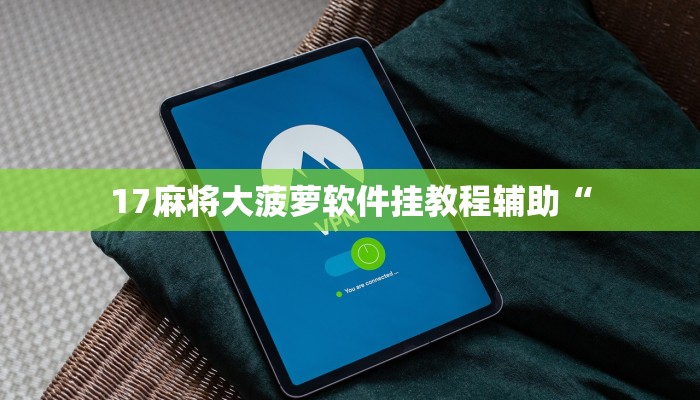 17麻将大菠萝软件挂教程辅助“